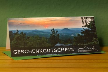 Geschenkgutschein für Fotowanderungen, Fotokurse und Fotoreisen