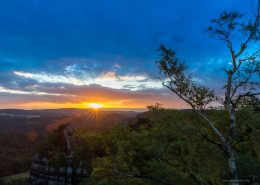 Sonnenaufgang auf den Schrammsteinen