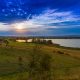 Sonnenuntergang an der Osterkippe - Stausee Kelbra