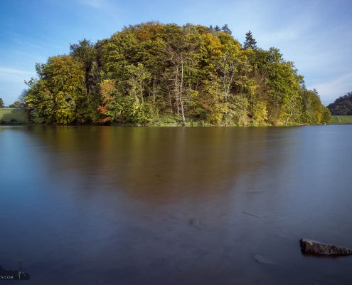 Iberg-Talsperre im Herbst