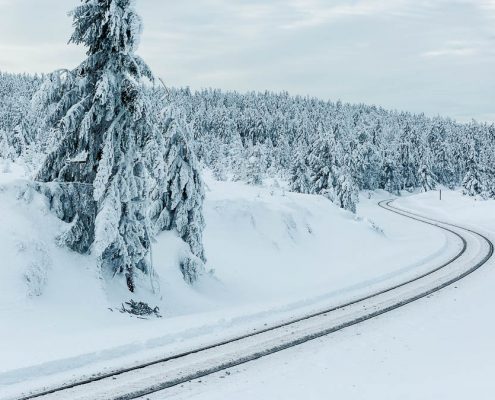 Winter auf dem Brocken im Harz