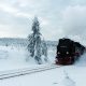 Winter auf dem Brocken im Harz - die Brockenbahn