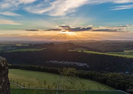 Fotoreise Sächsische Schweiz - kurz vor dem Sonnenuntergang auf dem Lilienstein