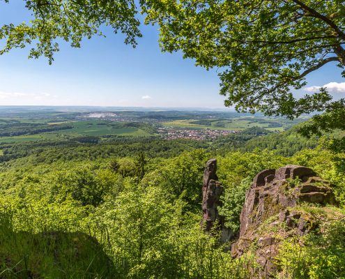 Landschaftsfotografie im Naturpark Südharz - Felsen