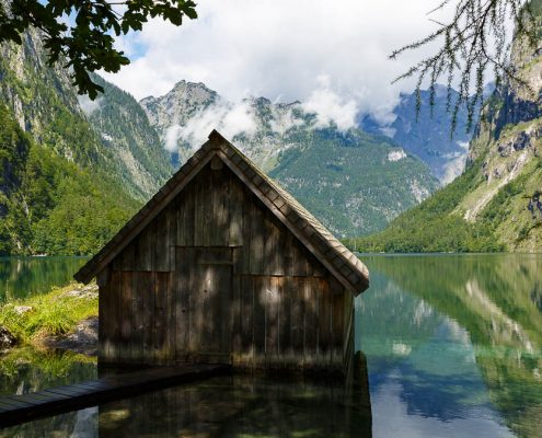 Fotokurs-Wanderwoche Berchtesgadener Land - Hütte am Obersee