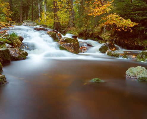 Herbst an der Bode - Fotokurs Langzeitbelichtung im Harz