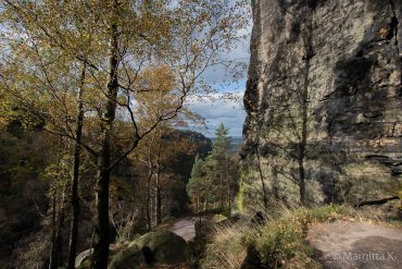 Fotokurs-Wochenende auf dem Malerweg in der Sächsischen Schweiz - Herbst 2017 © Margitta K.