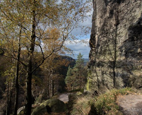 Fotokurs-Wochenende auf dem Malerweg in der Sächsischen Schweiz - Herbst 2017 © Margitta K.