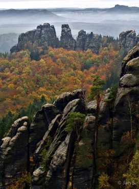Fotokurs-Wochenende auf dem Malerweg in der Sächsischen Schweiz - Herbst 2017 © Jan S.