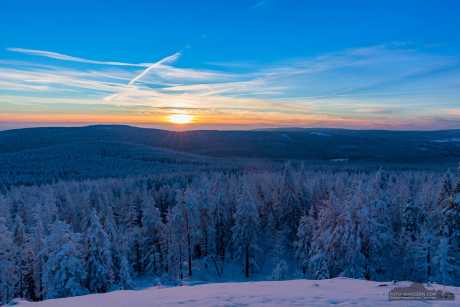 Sonnenuntergang am Achtermann