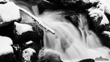 Winter an der Bode im Harz