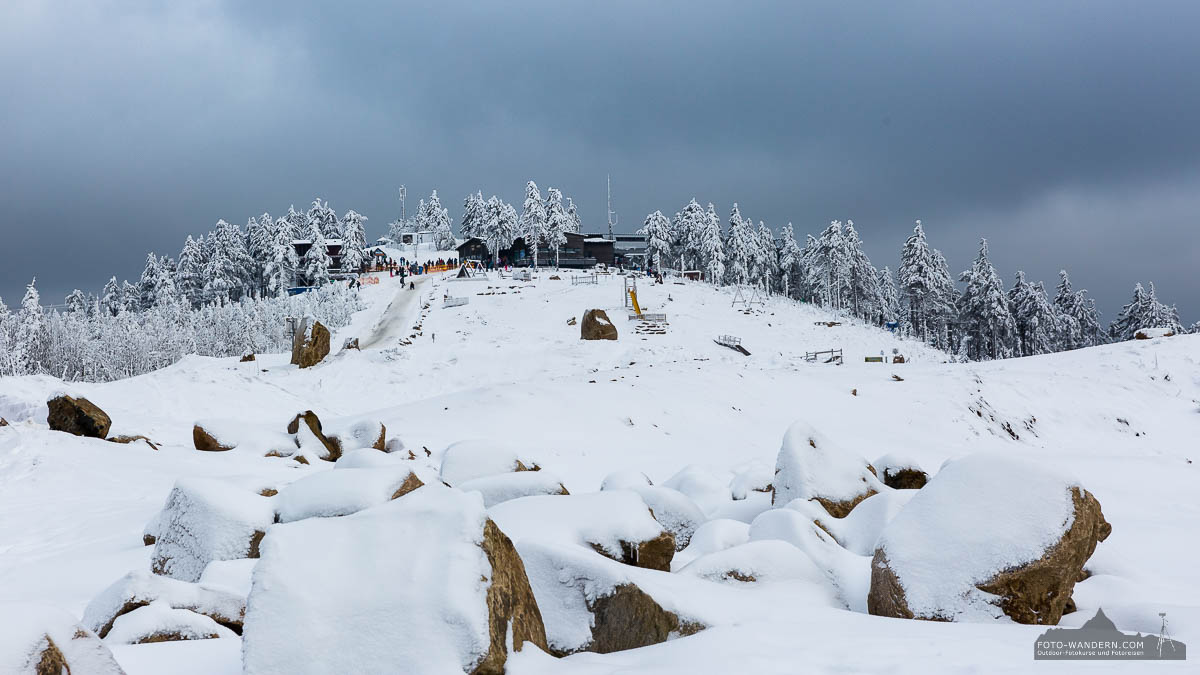 Der Harzer Wurmberggipfel im Winter Der Harzer Wurmberggipfel im Winter