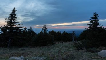Harzer Gipfeltour -Blaue Stunde auf dem Brocken