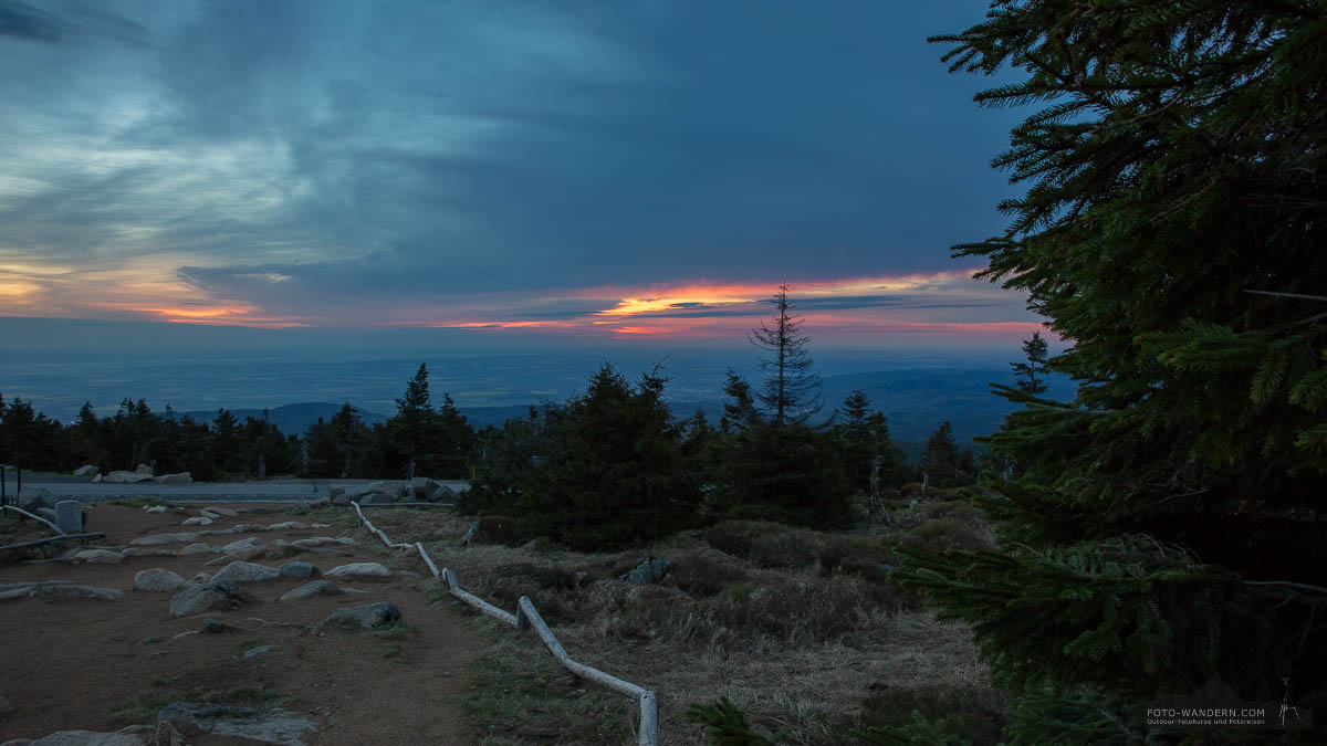 Harzer Gipfeltour -Sonnenaufgang auf dem Brocken