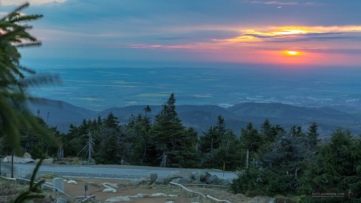 Harzer Gipfeltour -Sonnenaufgang auf dem Brocken