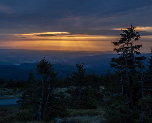 Harzer Gipfeltour -Sonnenaufgang auf dem Brocken