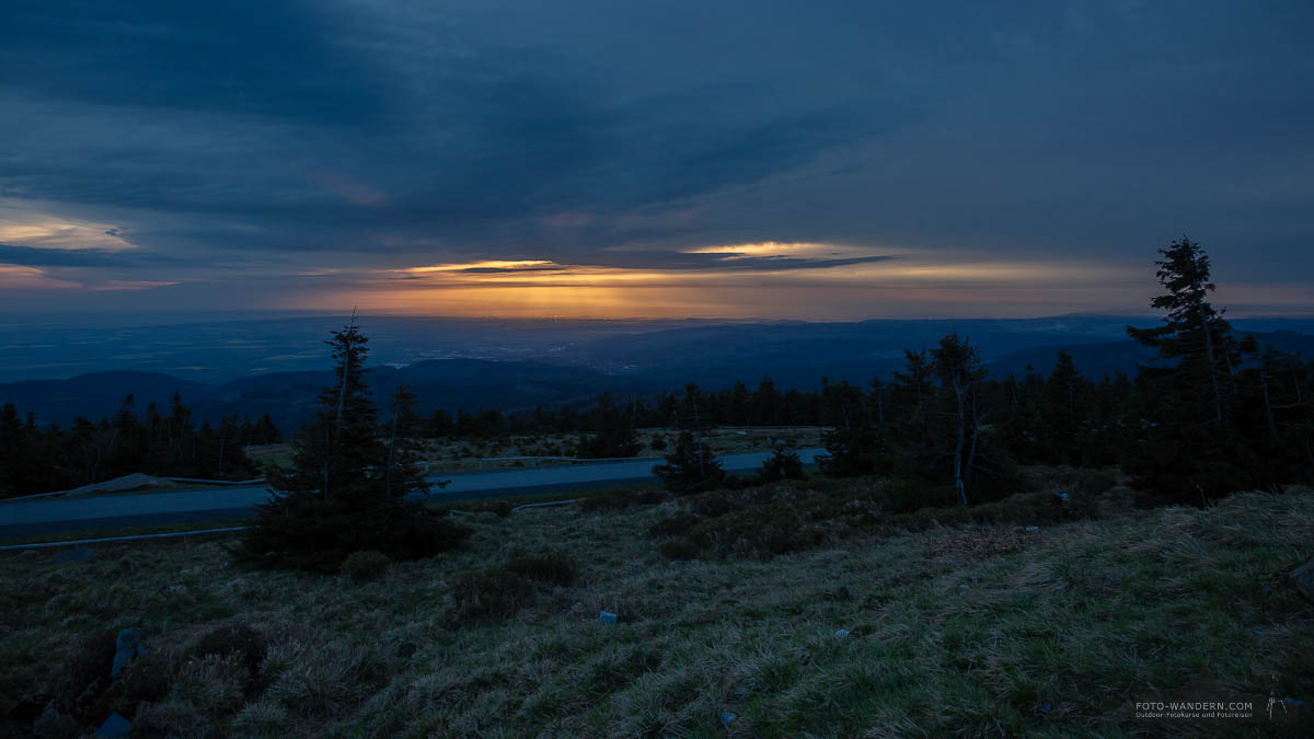 Harzer Gipfeltour -Sonnenaufgang auf dem Brocken