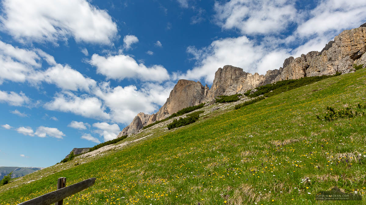 unterhalb der Rosengartengruppe