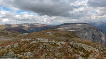 Blick vom Rimstigfjellet zum Breiskrednosi - Fotoreise Norwegen 2018