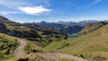 Zeigersattel auf dem Nebelhorn, Seealpsee