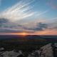 Sonnenuntergang in der Sächsischen Schweiz