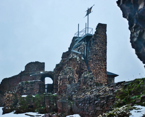 Fotokurs Landschaftsfotografie auf der Burgruine Hohnstein