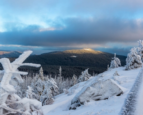 Wurmbergblick vom Achtermann im Harz