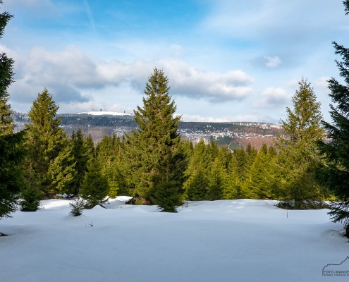 Brockenblick im Februar 2019