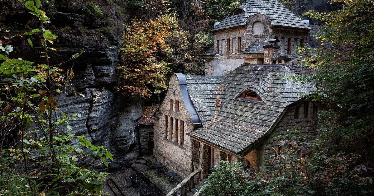 Fotoreise Elbsandsteingebirge - Altes Gaswerk in Hrensko