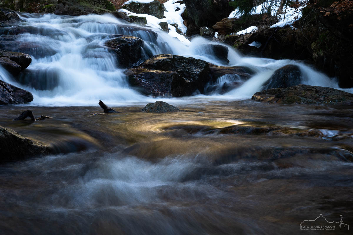 Winter an den Bodefällen im Harz