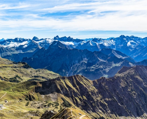 Bergpanorama Allgäuer Alpen