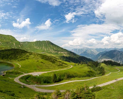 Schlappoldsee-Panorama - Fotoreise Allgaeu
