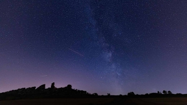 Milchstrasse an der Teufelsmauer im Harz