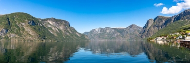 Aurlandsfjord-Panorama, Fotoreise Norwegen