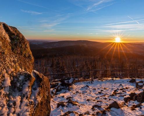 Fotokurs Sonnenuntergang auf dem Achtermann im Nationalpark Harz