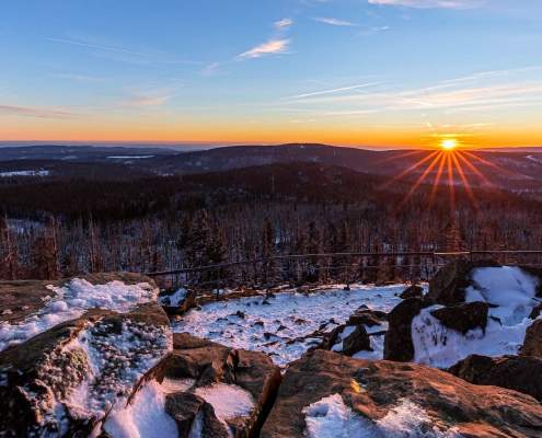 Fotokurs Sonnenuntergang auf dem Achtermann im Nationalpark Harz