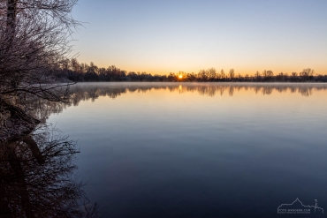 Morgens am See im Südharz