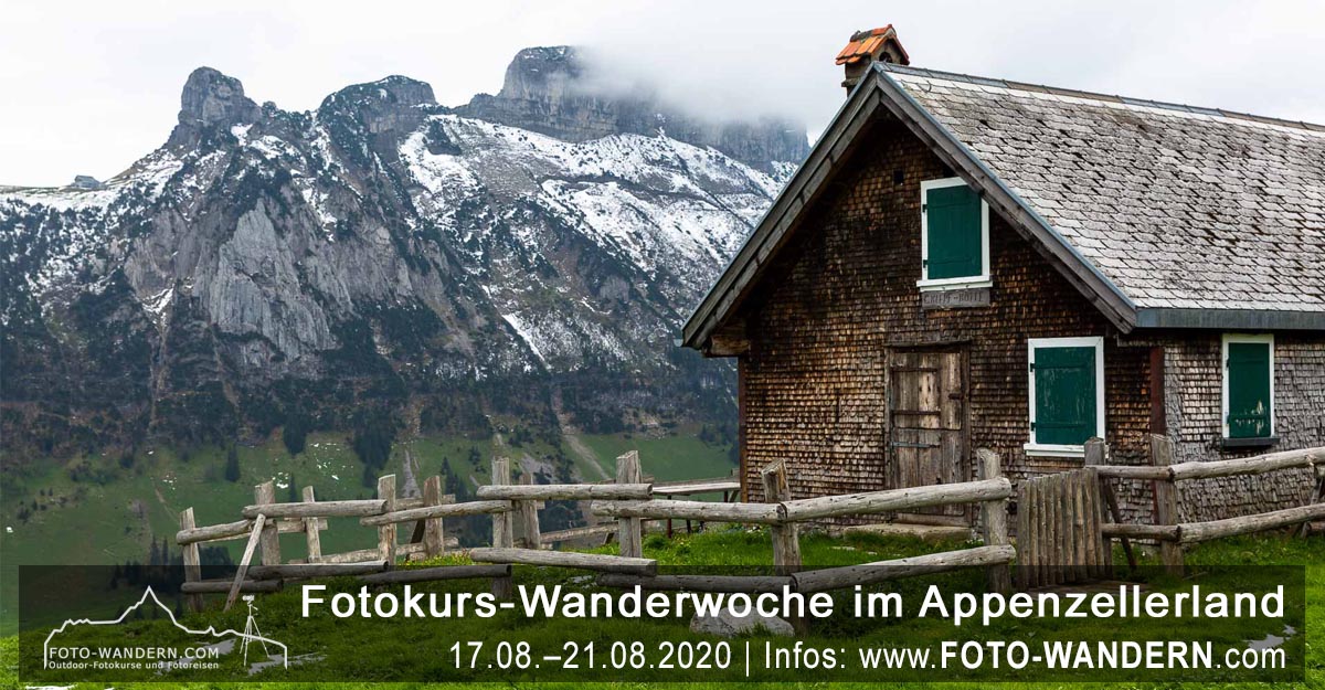 Fotokurs Wanderwoche Appenzellerland 2020