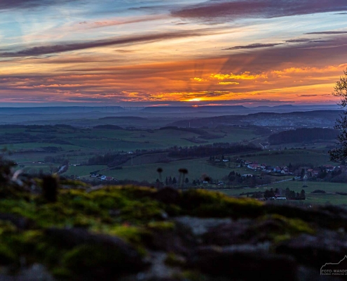 Fotokurs zum Sonnenuntergang auf der Burgruine Hohnstein