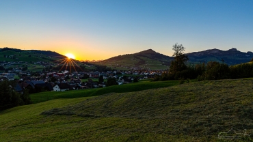 Sonnenaufgang im Appenzellerland