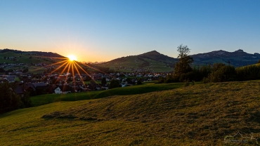 Sonnenaufgang im Appenzellerland