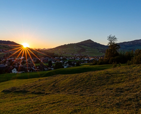 Sonnenaufgang im Appenzellerland