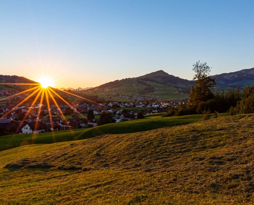 Sonnenaufgang im Appenzellerland