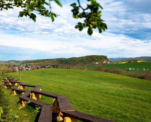 Wanderung zur längsten Bank im Südharz