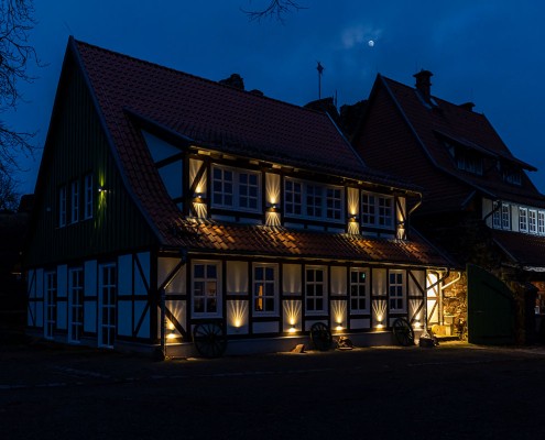 Fotokurs zur Blauen Stunde auf der Burgruine Hohnstein