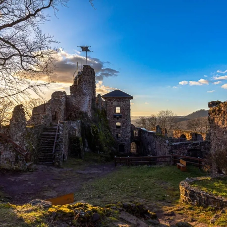 Fotokurs auf der Burgruine Hohnstein