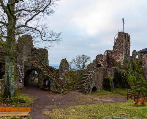 Fotokurs Landschaftsfotografie auf der Burgruine Hohnstein