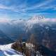 Blick vom Jenner über den Königssee auf den schneebedeckten Watzmann - Fotoreise Berchtesgadener Land - Winter