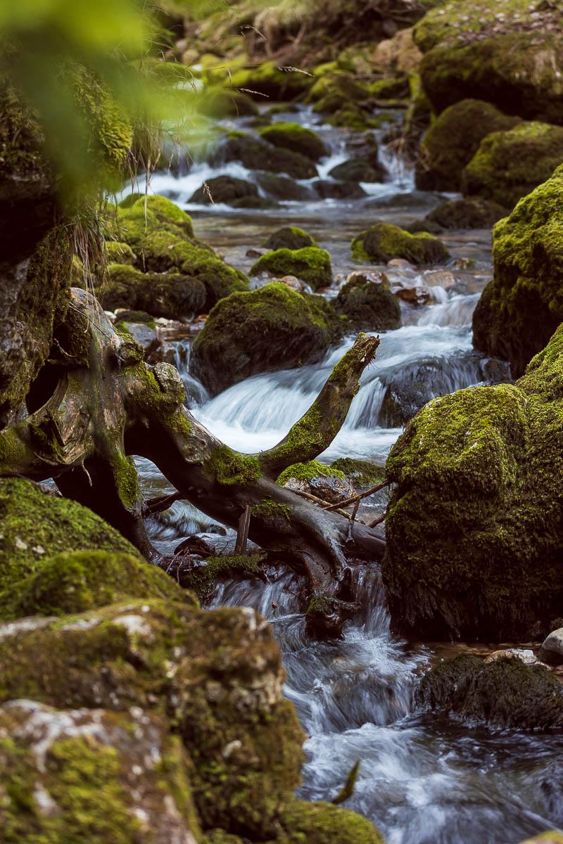 Langzeitbelichtung am Gollinger Wasserfall - Fotoreise Berchtesgadener Land