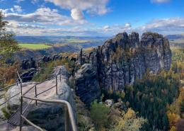 Panaoramaussicht Schrammsteine - Fotoreise Sächsische Schweiz